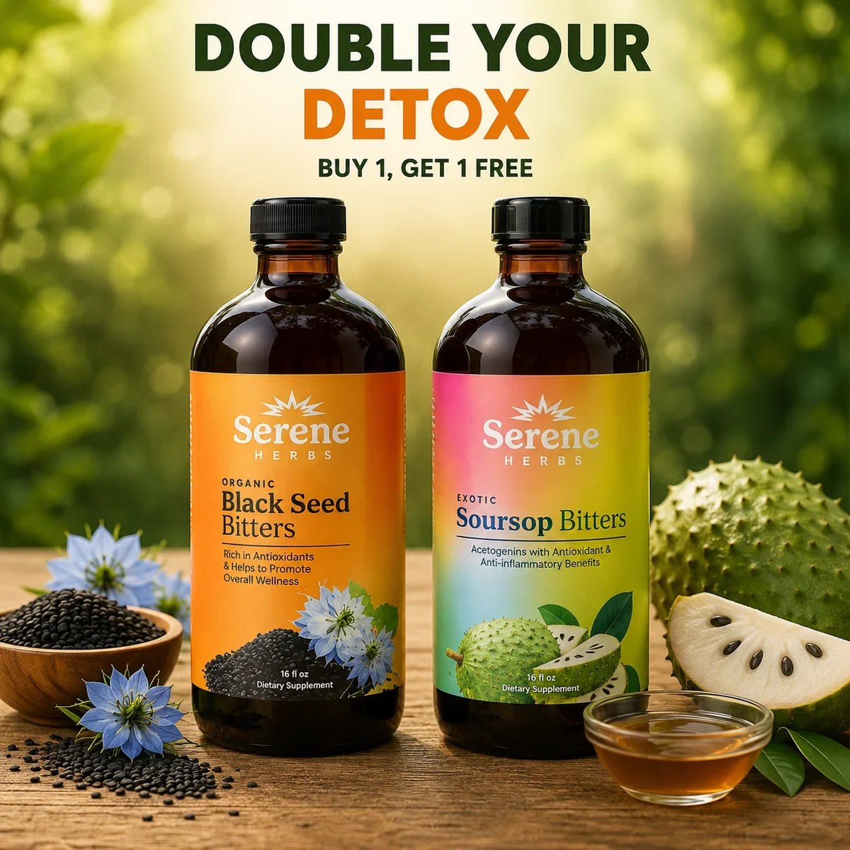 Soursop Bitters & Black Seed Bitters Bundle